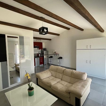 Studio Charmant Avec Terrasse ลองซงโปรวองซ์ ภายนอก รูปภาพ